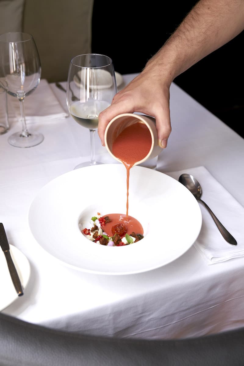 Gazpacho de fresas