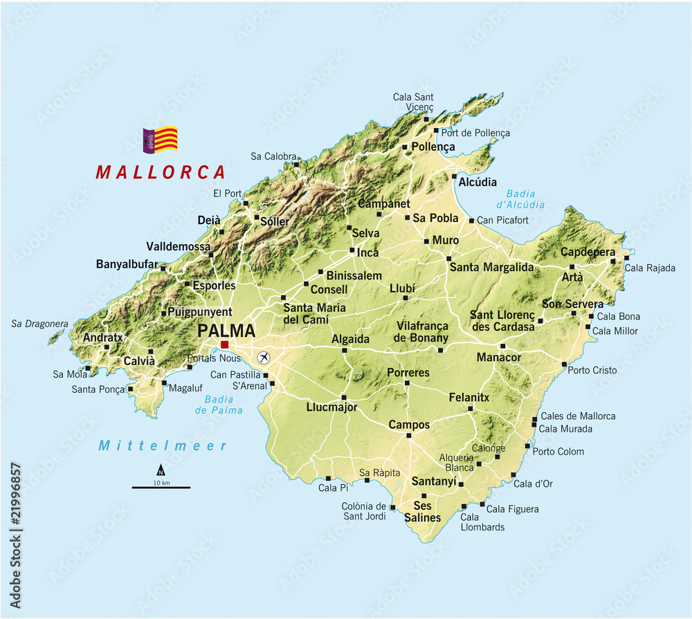 Map of Mallorca