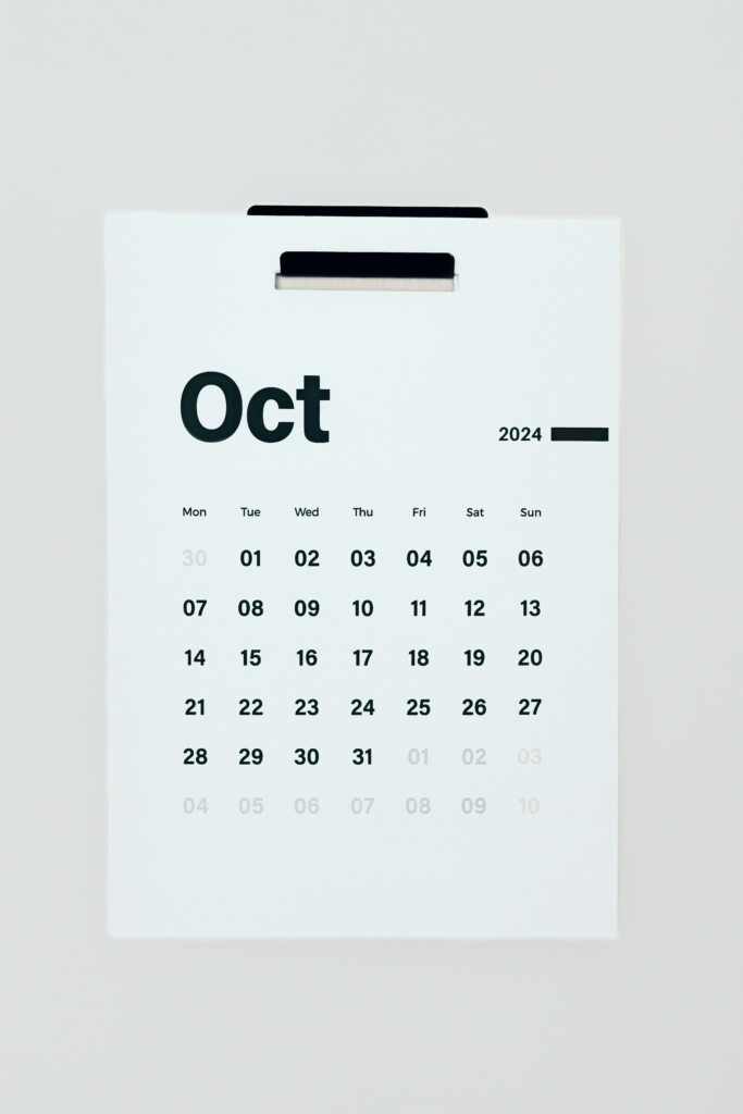 Feuille de calendrier Majorque