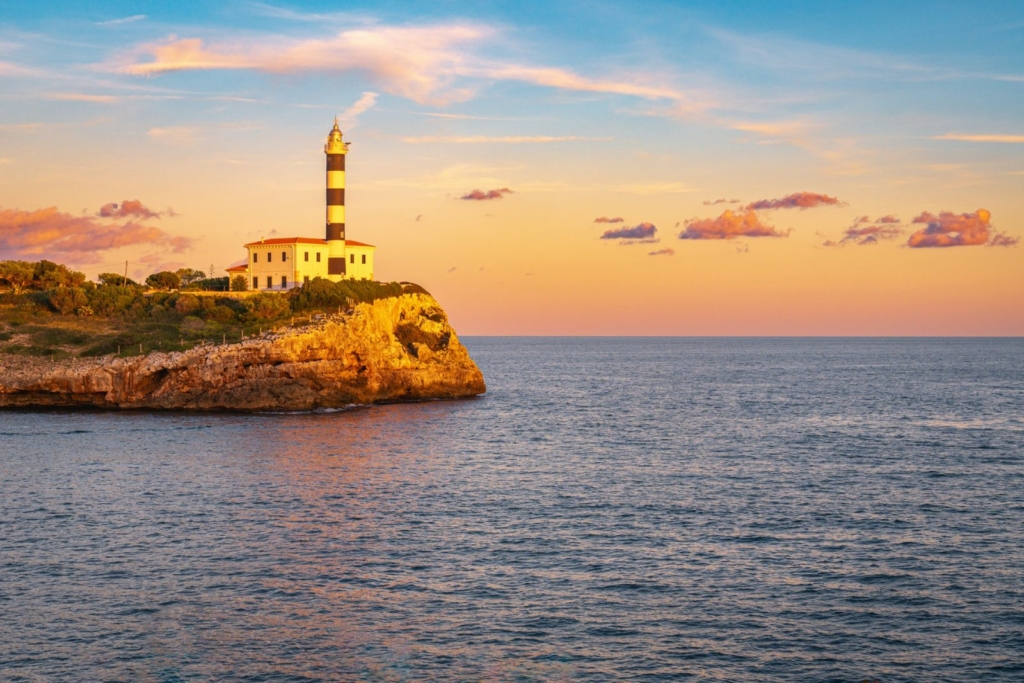 Sa Punta Portocolom lighthouse Mallorca