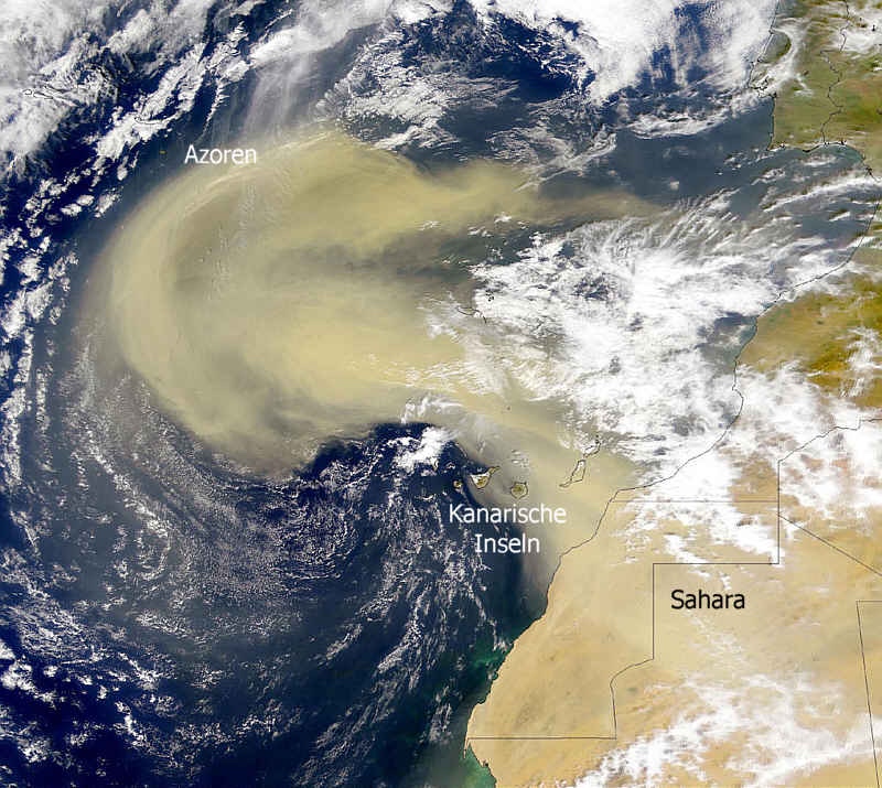 Saharastaub auf Mallorca: Wenn der Himmel braun wird