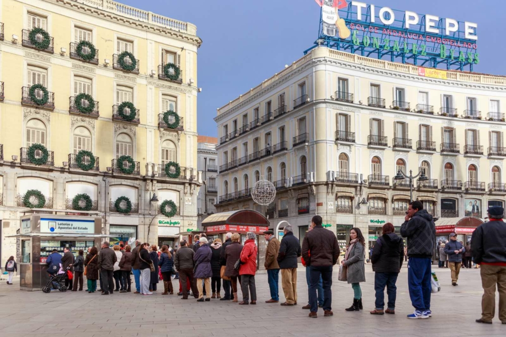 Punto de venta en la Puerta del Sol, Madrid Mallorca