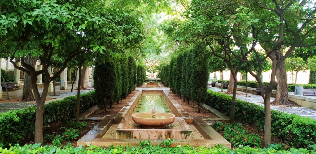 Jardín urbano de S'Hort del Rei Palma Mallorca