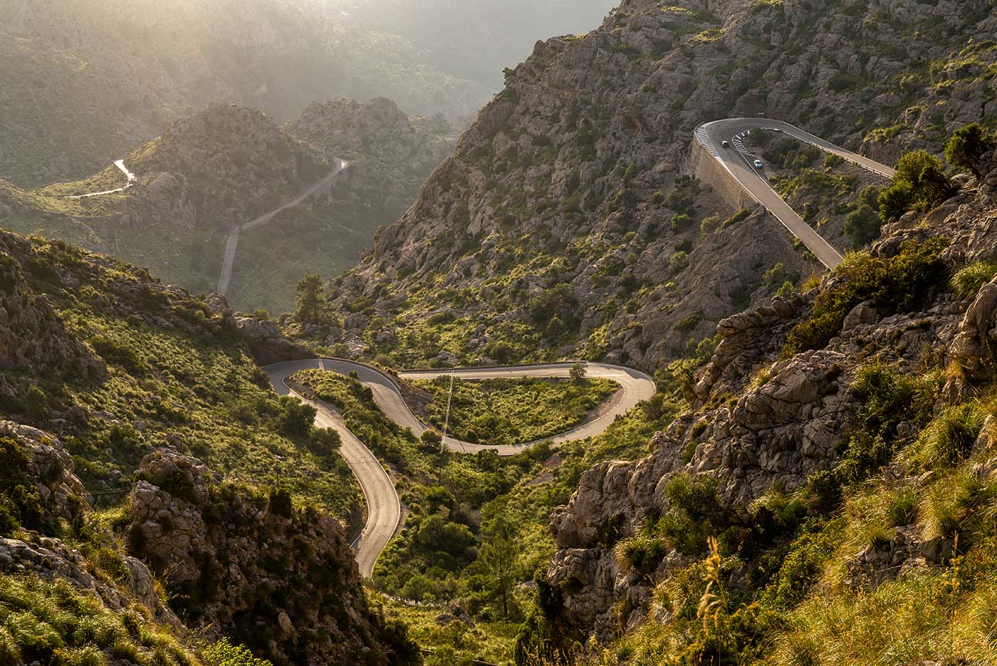 Ma-10 mit Blick auf die KĂŒste bei DeiĂ â Roadtrip auf Mallorca